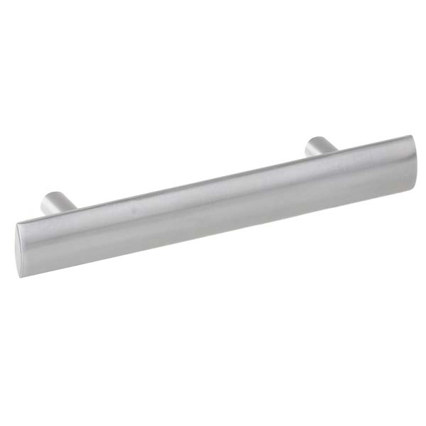 Puxador para Móveis Alça 128mm Alumínio Cromado Acetinado Prata Pauma