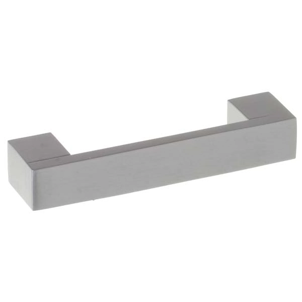 Puxador para Móveis Alça 96mm Alumínio Cromado Acetinado Pauma