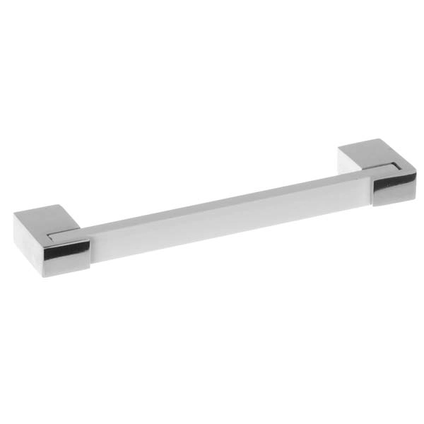 Puxador para Móveis Sobrepor Alumínio 128mm Cromado 1 peça