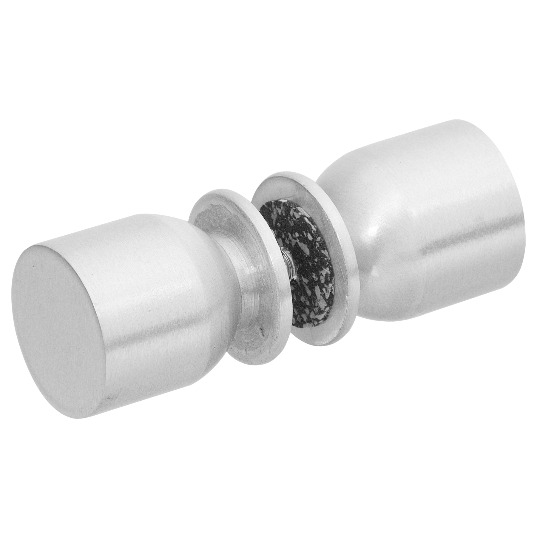 Puxador para Móveis Sobrepor Zamac 27mm Cromado Acetinado 1 peça