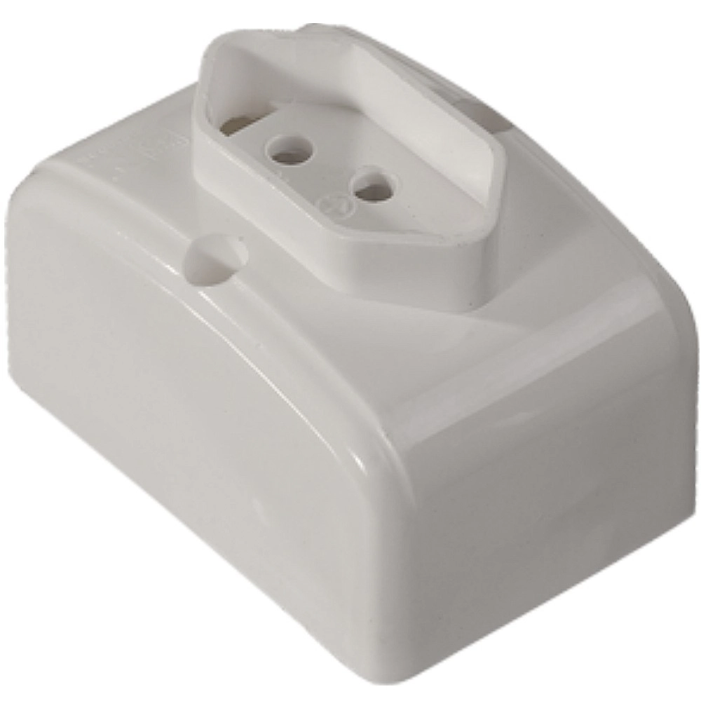 Tomada De Sobrepor 3 Pinos 10a 39189 Mectronic - Branco