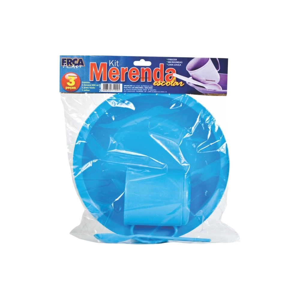 Kit Merenda Escolar 3 Pecas