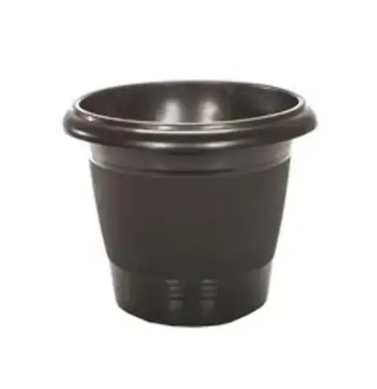 Vaso Preto Pequeno Redondo