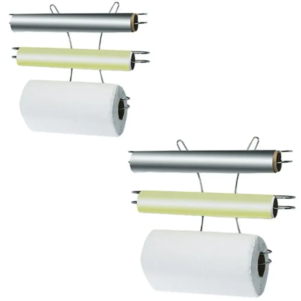 Suporte Triplo Rolo Aluminio/plastico/papel
