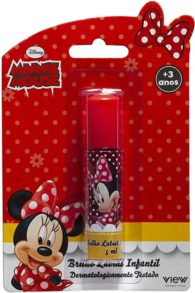 Brilho Labial Glitter Infantil Minnie Ref:3550 1