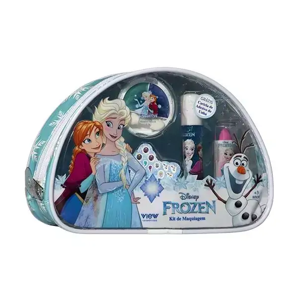 Necessaire Frozen com Maquiagem