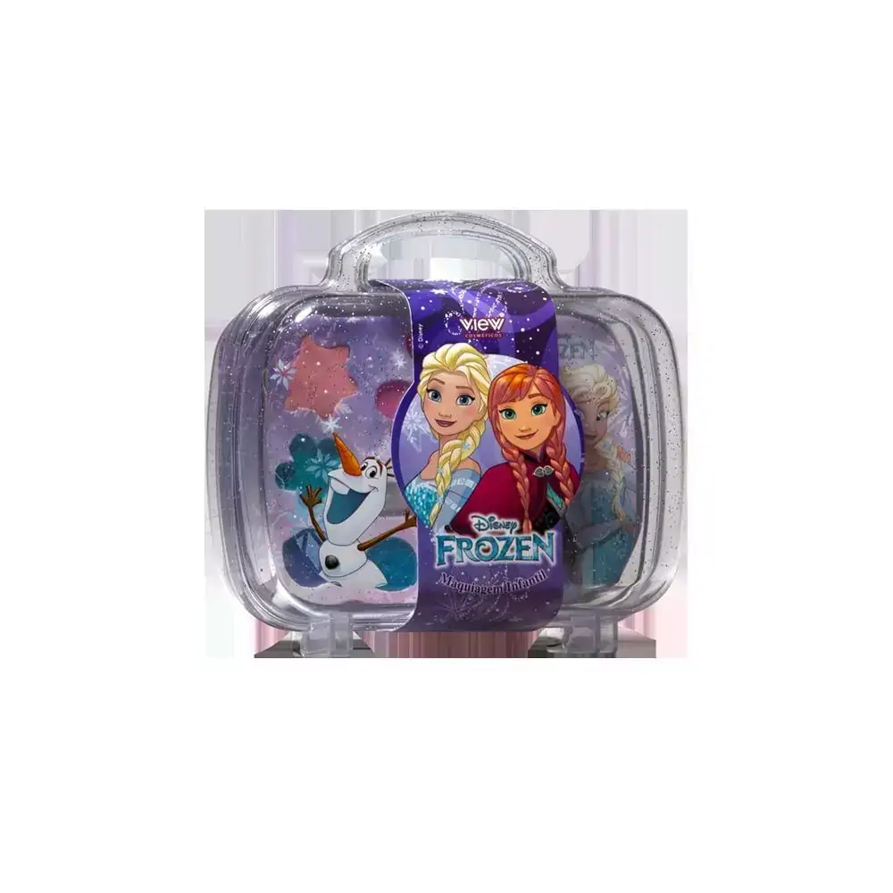 Conjunto De Maquiagem Infantil - Maleta Com Acessórios - Disney Frozen - View Cosméticos