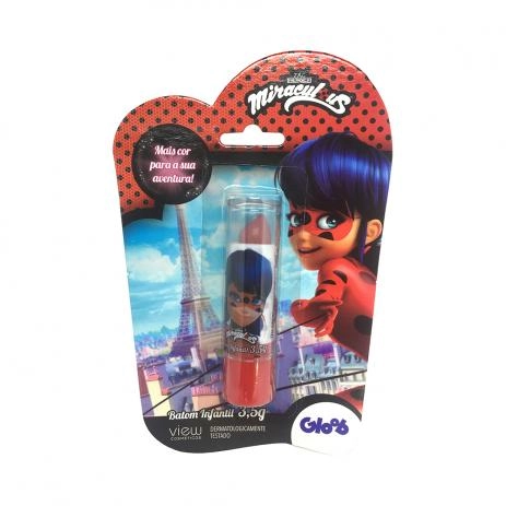Batom Infantil Miraculous Lady Bug