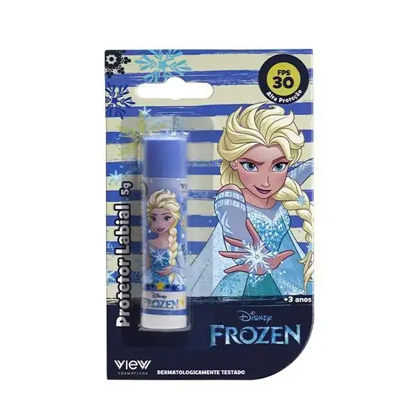 Maquiagem Infantil - Protetor Labial - FPS30 - Disney Frozen - Elsa - View Cosméticos