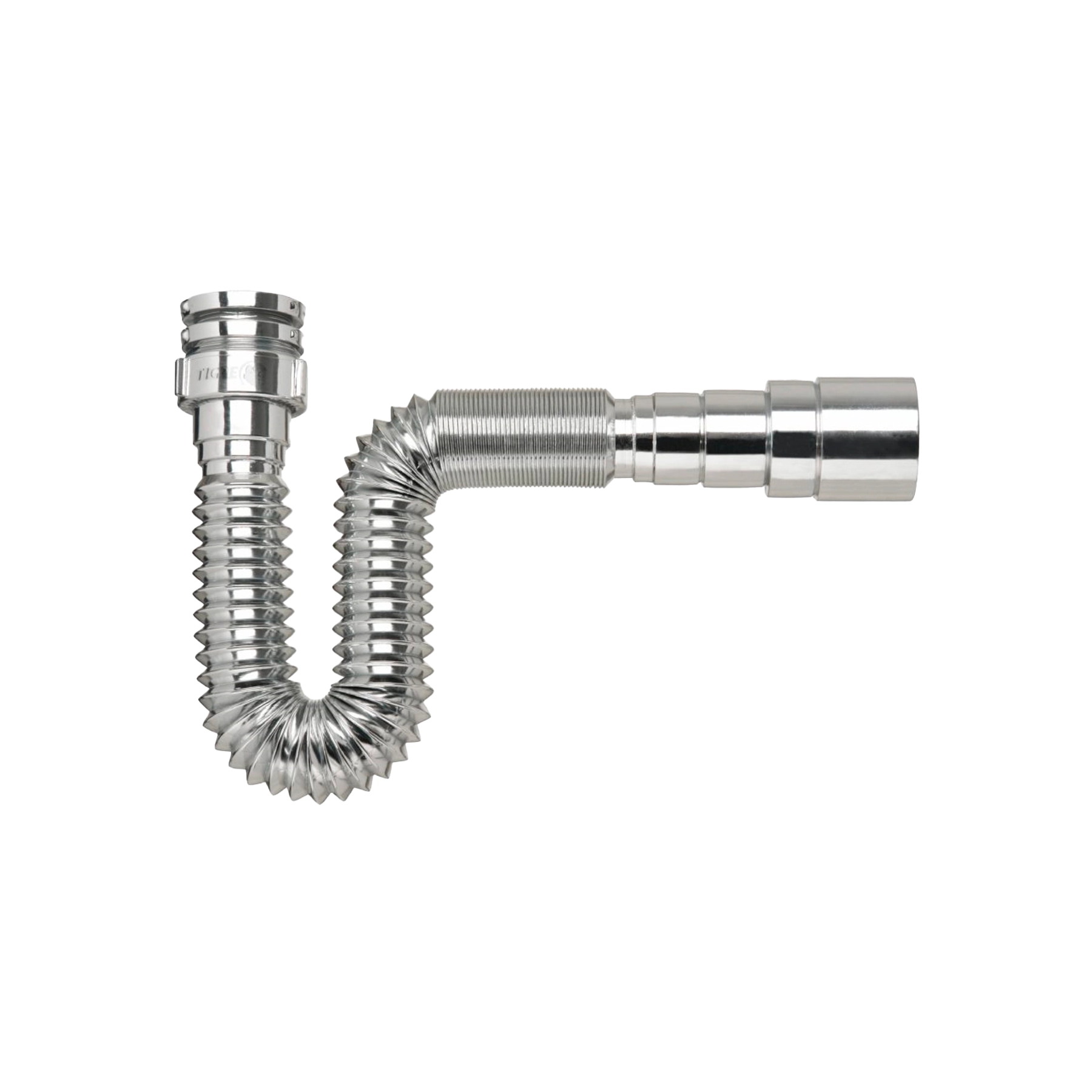 Sifão para Banheiros e Cozinhas Extensível Plástico Entrada Universal 66cm Tigre