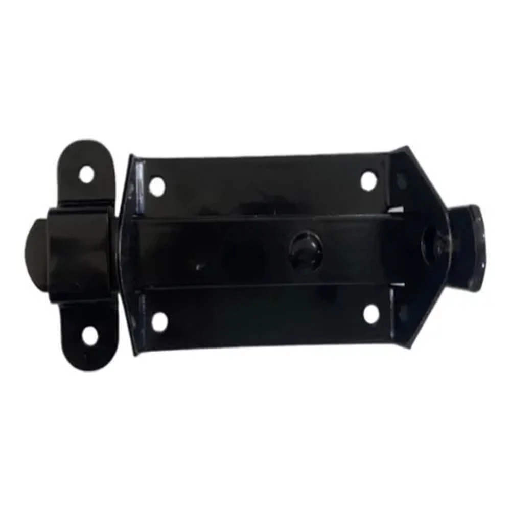 Trinco Fecho Chato P/ Portão Porta Cadeado 5x3cm Nº0 Preto