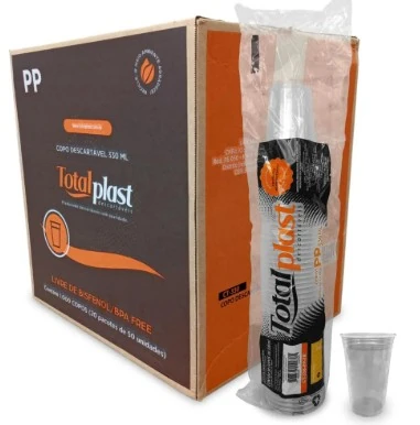 Copo Totalplast 440ml Tr Pc/50 1x50und