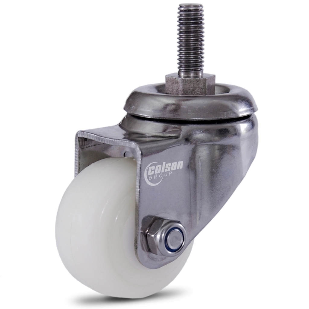 Rodízio Série 10 Inox Espiga 50mm - Nylon 50kg - Colson - 3773