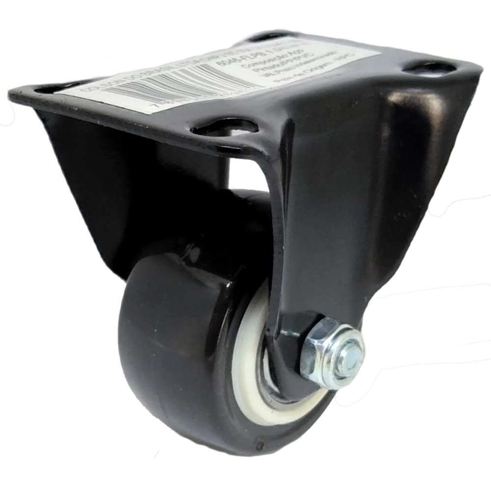 Rodizio de Plástico sem Freio Preto 41mm até 30kg Colson