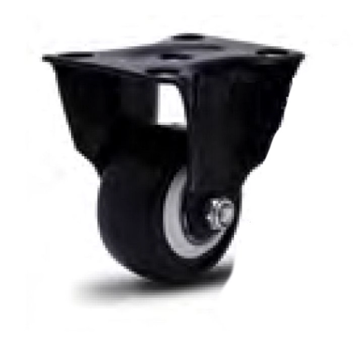 Rodizio de Plástico sem Freio Preto 52mm até 50kg Colson