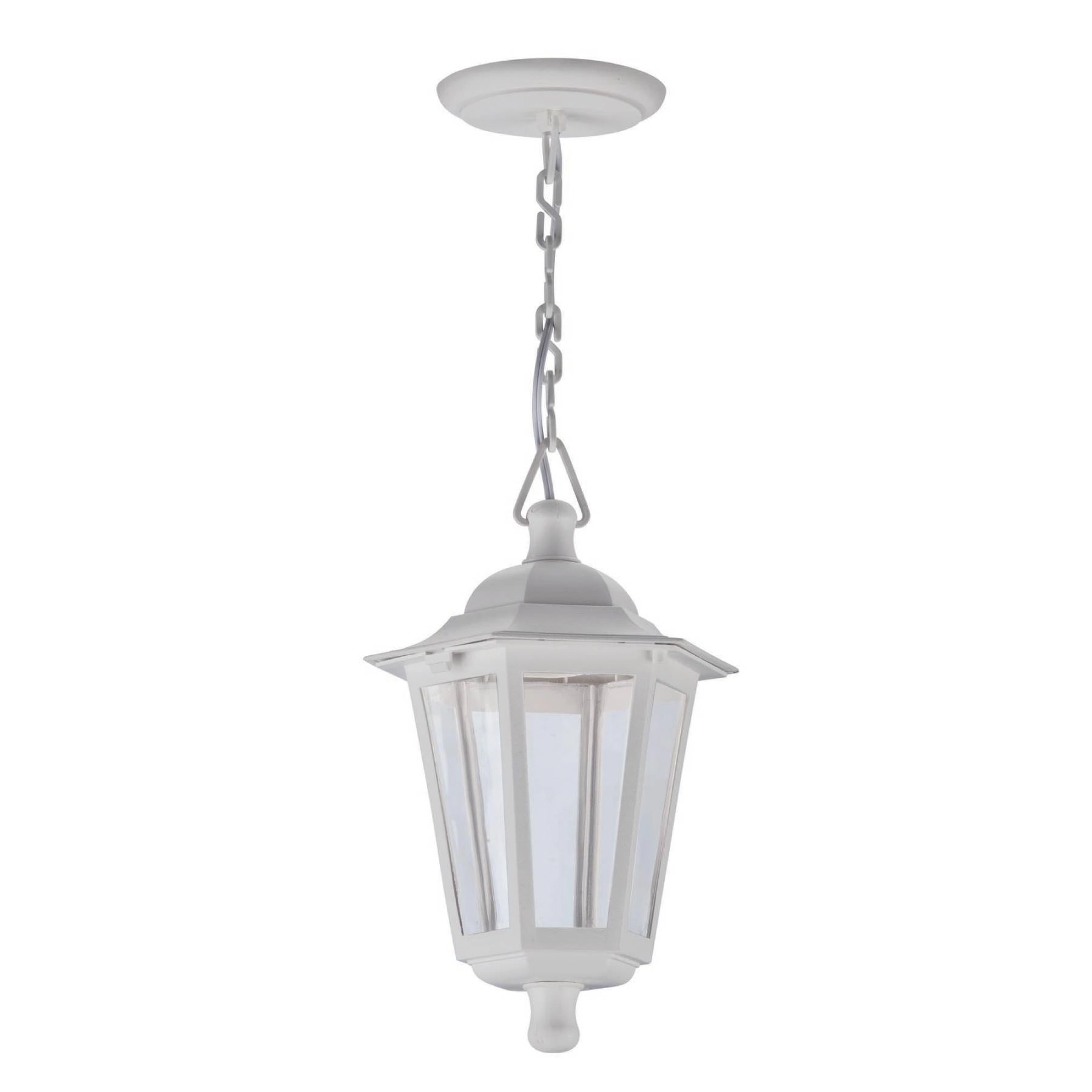 Pendente Externo 1 Lâmpada Termoplástico Branco 0130 Dital