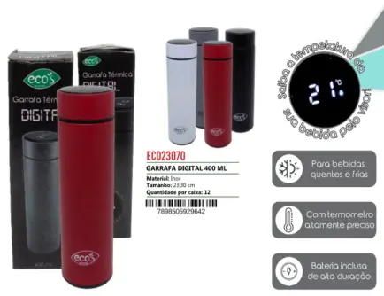 Garrafa Digital 500 Ml