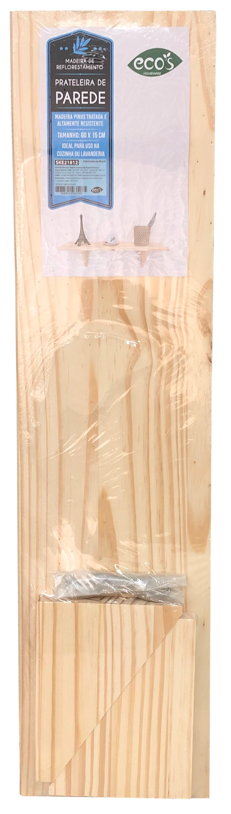 Prateleira De Parede 60x15cm Refske21812