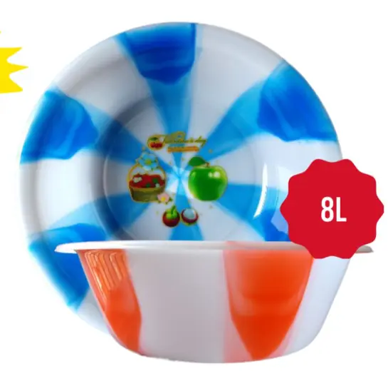 Bacia De Plastico 8lt 40 13cm