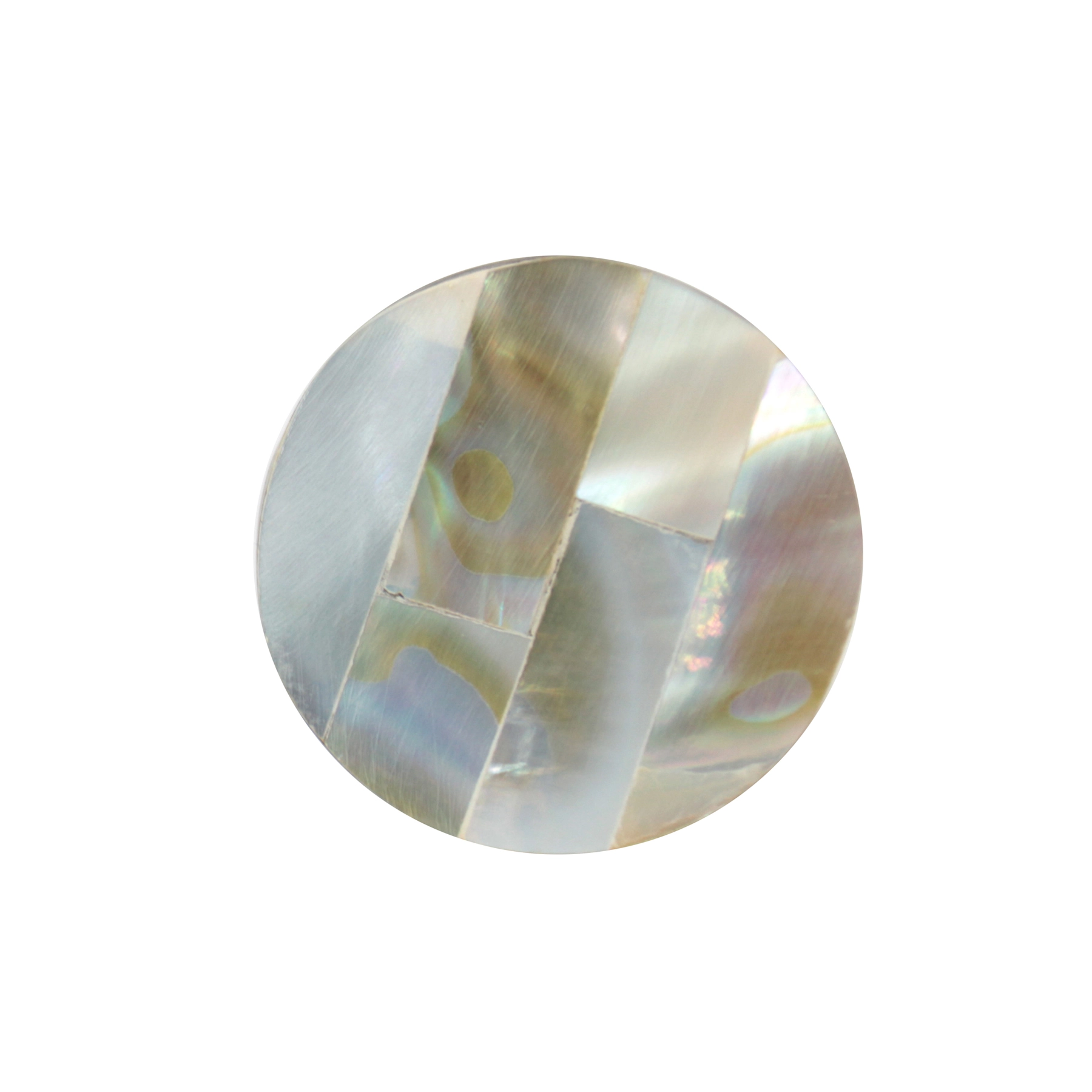Puxador para Móveis Sobrepor Madrepérola 30mm Natural 1 peça