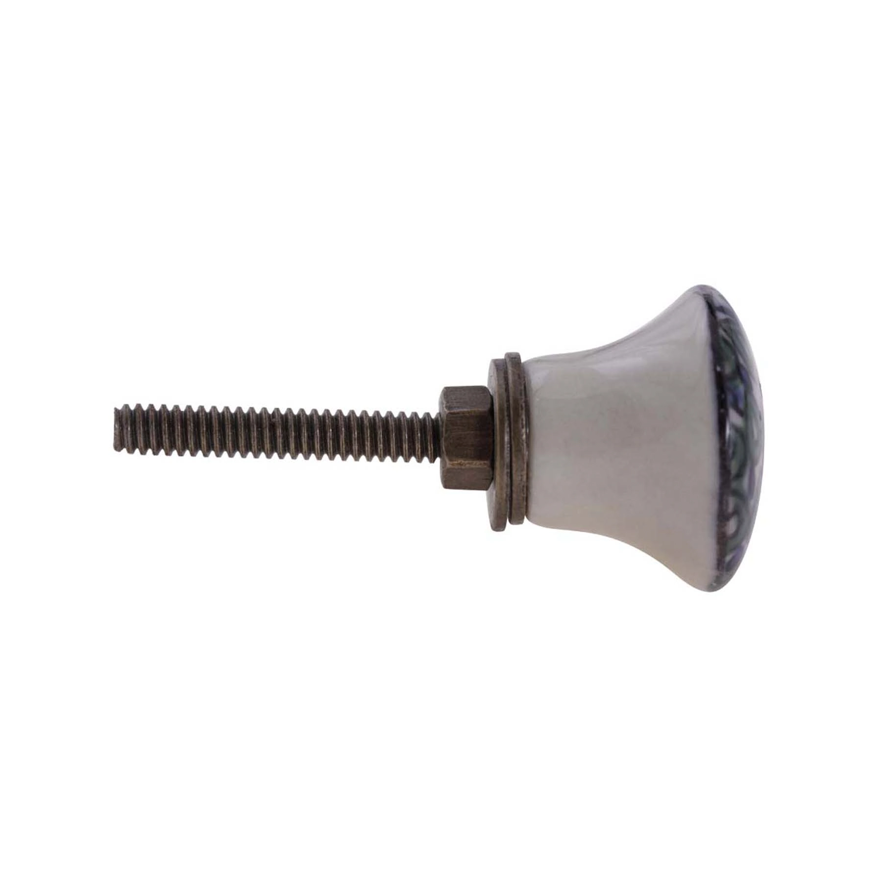 Puxador para Móveis Sobrepor Cerâmica 30mm Pintado 1 peça