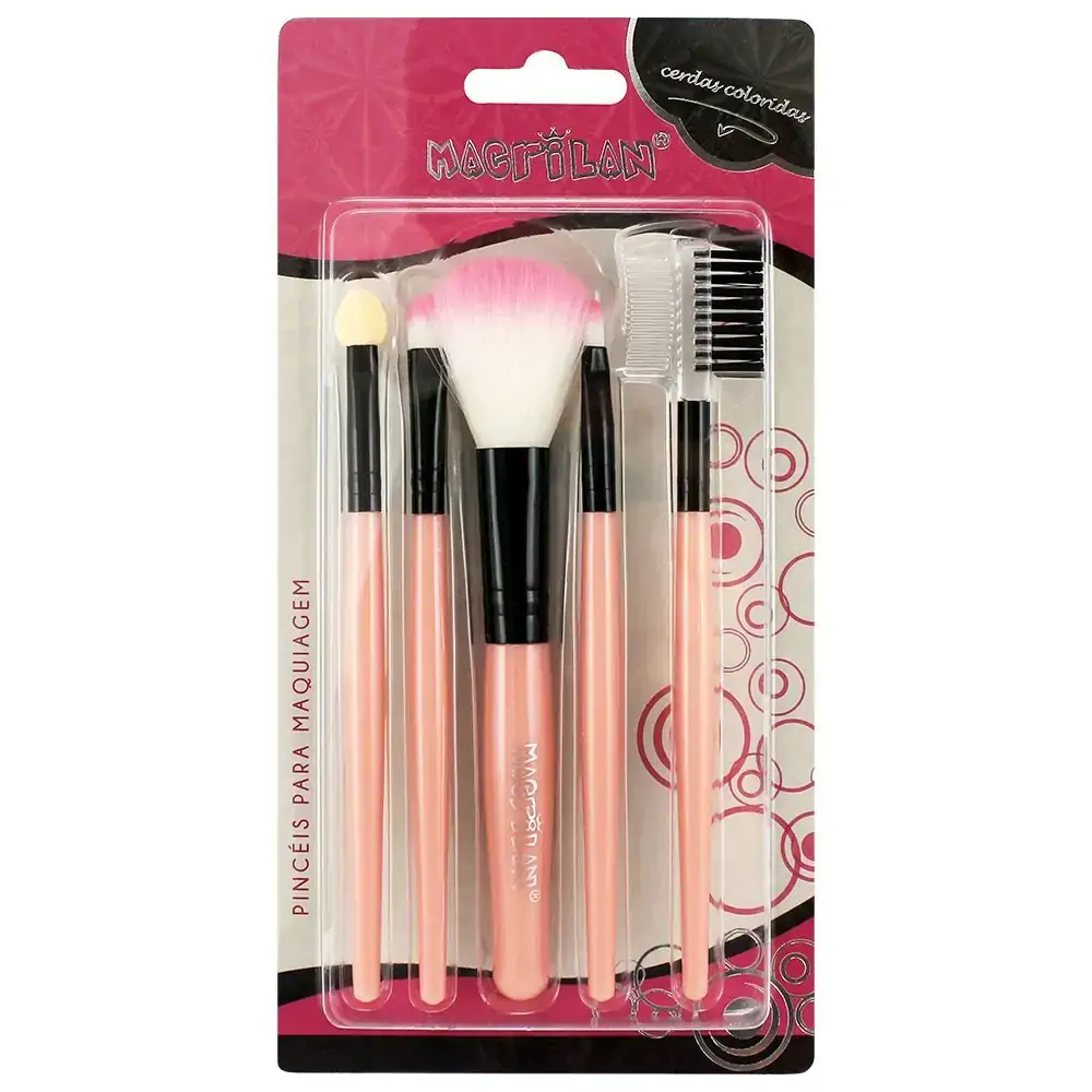 Kit Pinceis P/maq. C/5 Pcs