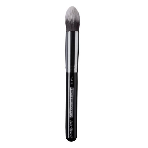 Kit c/12 Un - B116 - Pincel Profissional Kabuki Cônico - Macrilan