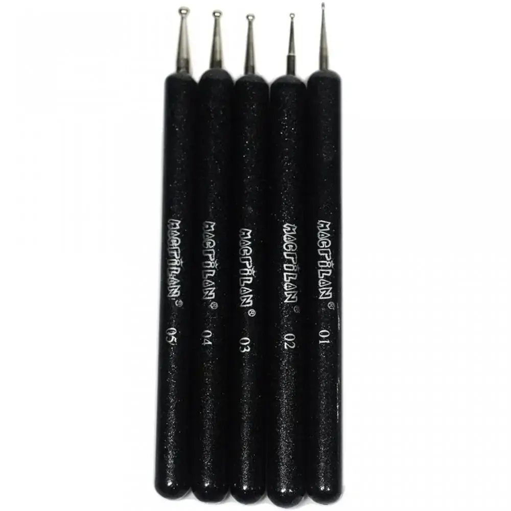 Kit Macrilan Pincel Boleador C/ 5 Pinceis Un