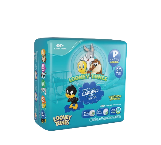 Fralda Looney Tunes P