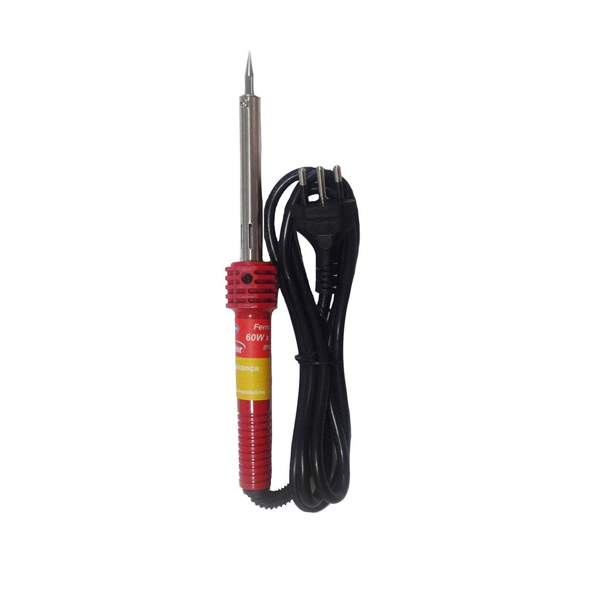 Ferro De Soldar 60w X 220v Encartelado - Mister, Tamanho: 220v