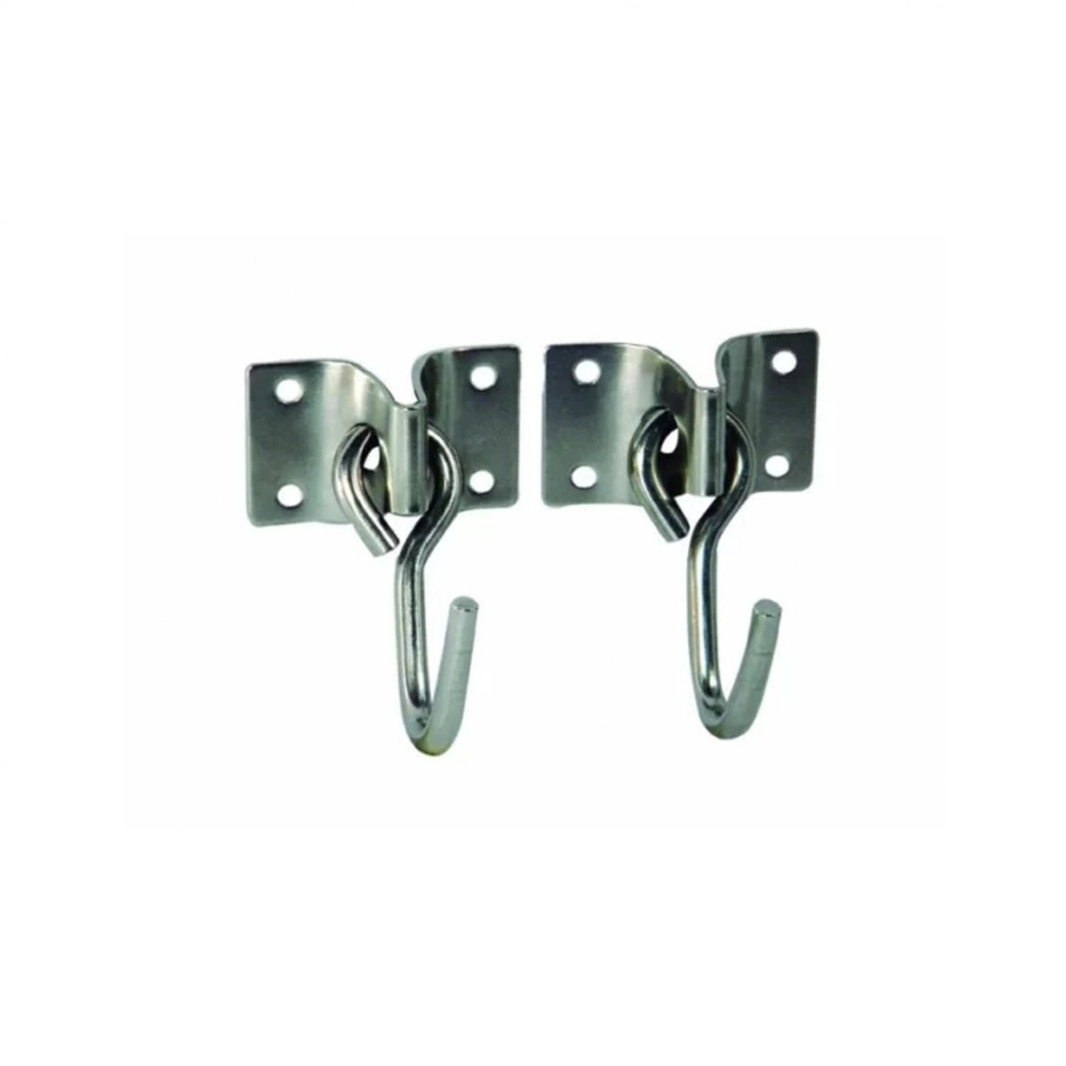 Gancho / Armador Rede Parafusar Inox Haste 8mm Par - Mister