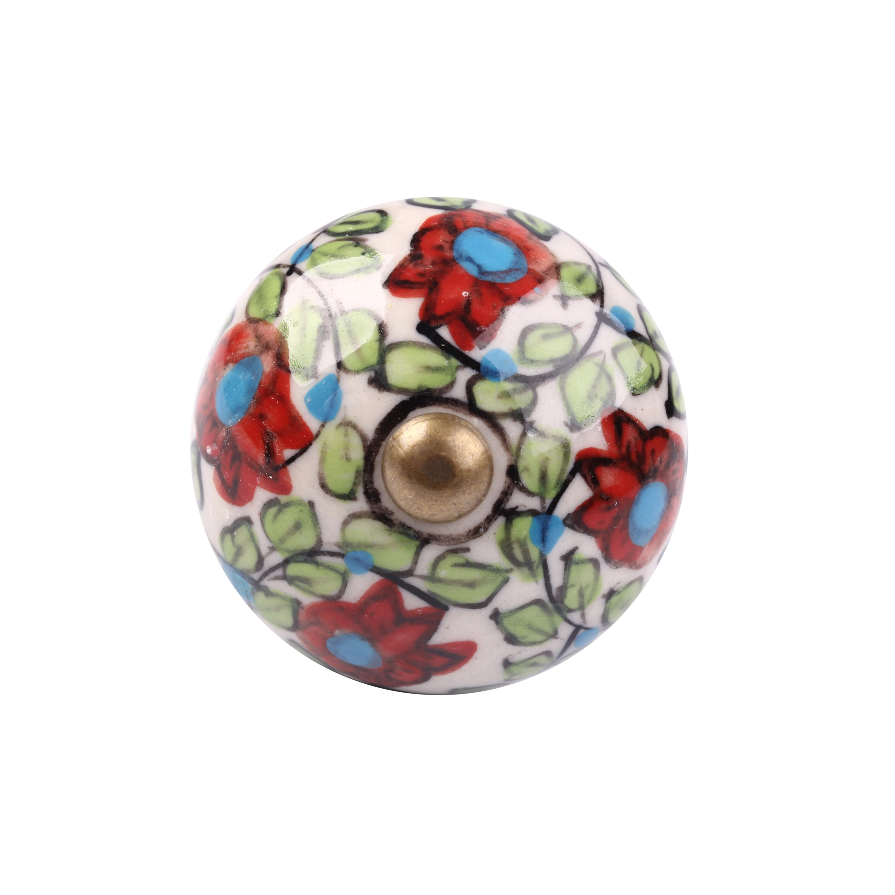 Puxador para Móveis Cerâmica 40mm Multicolorido Vênus Victrix
