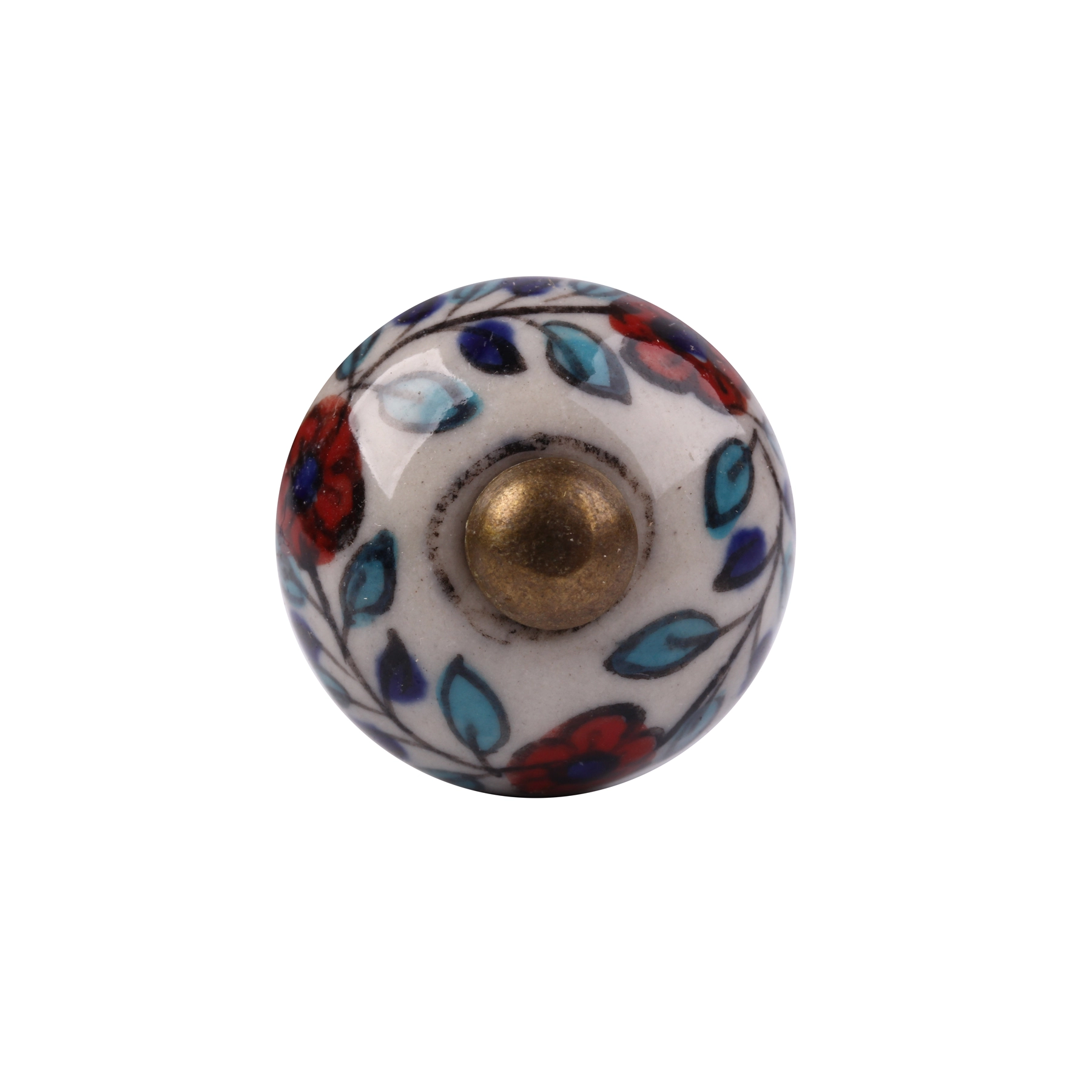 Puxador para Móveis Cerâmica 30mm Multicolorido Vênus Victrix