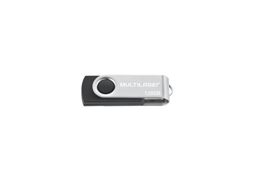 Pendrive 128gb Multilaser Pd591 Preto