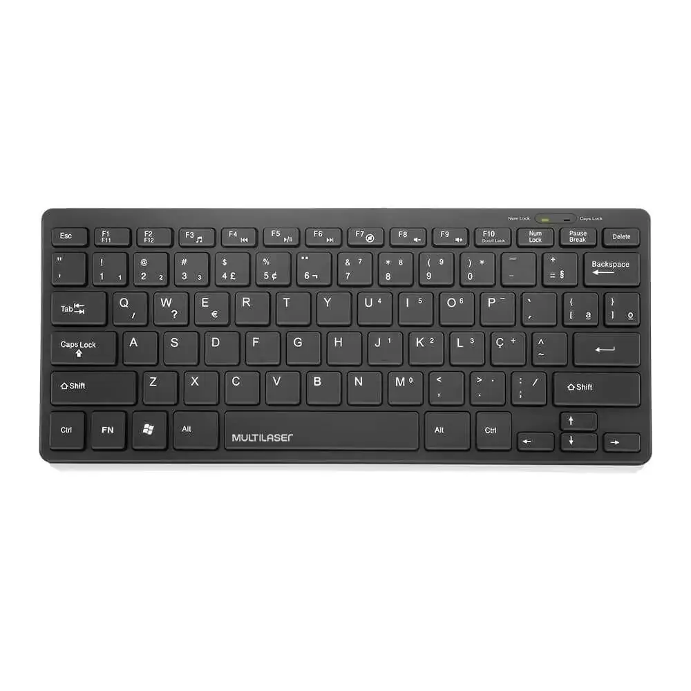 Mini Teclado Multilaser Slim Comfort Usb Preto Tc154