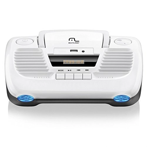 Som Portátil Multilaser Boombox Sp149 Rádio Fm Usb 15w Rms Branco