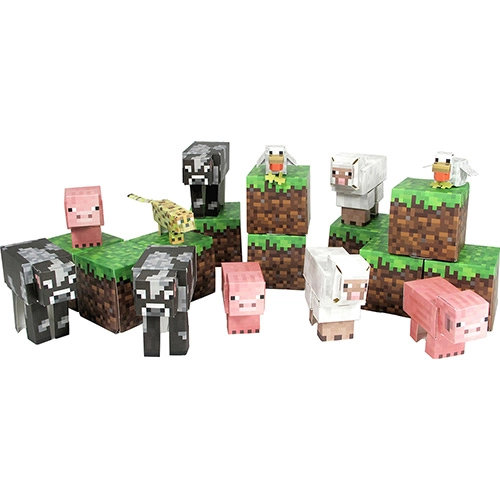 Minecraft Papercraft Animal Multikids