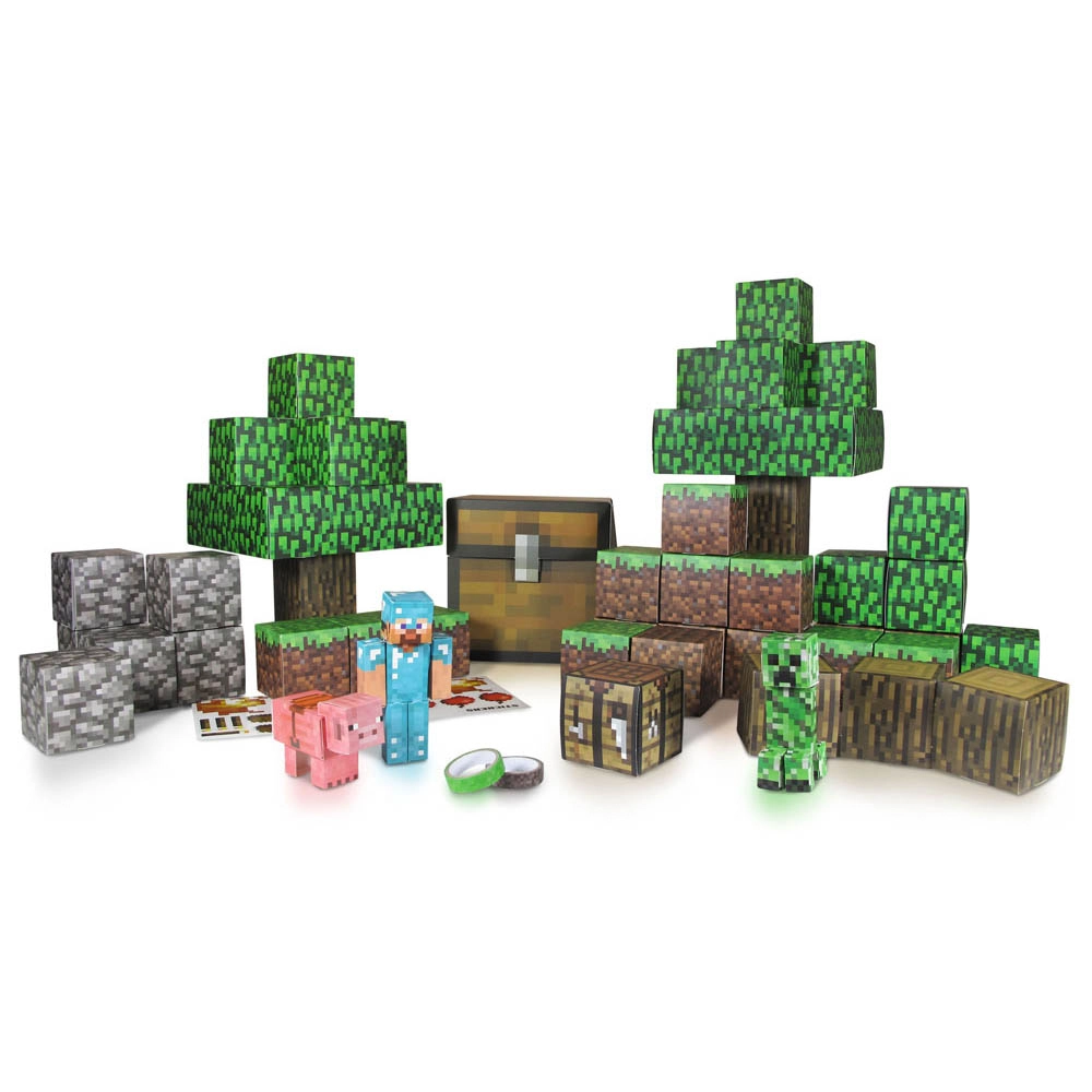 Brinq.multikids Minecraft Papercraft Deluxe Set