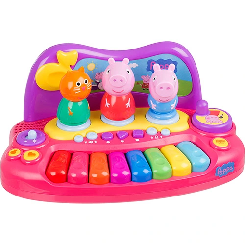 Piano Com Personagens Peppa Pig Multikids