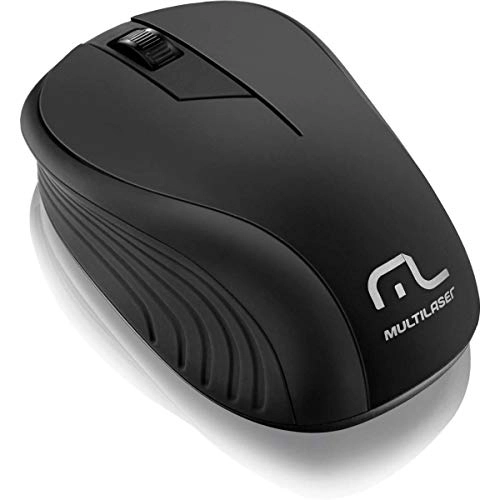 Mouse Sem Fio Preto Usb Multilaser