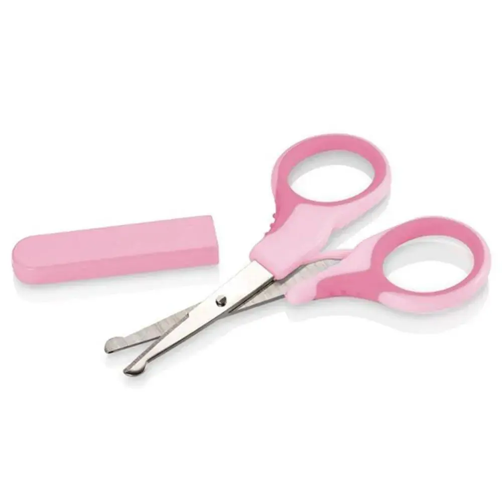 Tesoura Para Unhas Mini Nail Rosa Multikids Baby - BB208
