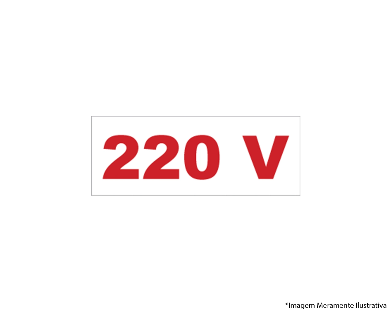 Placa 220v Look