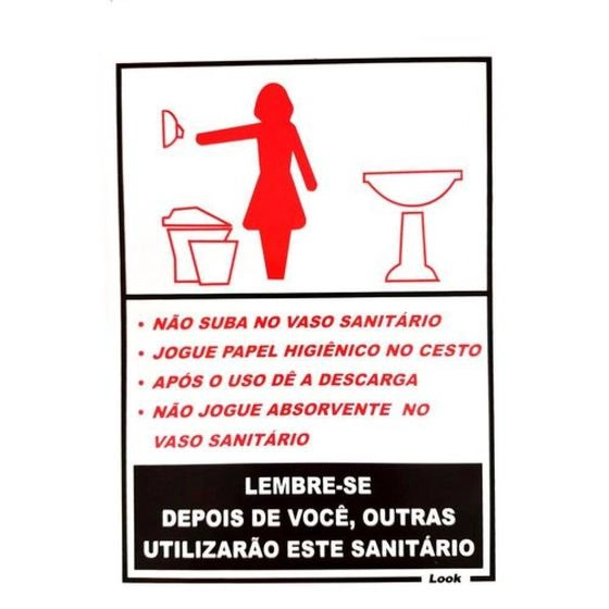 Placa Sant Feminino Educ Look