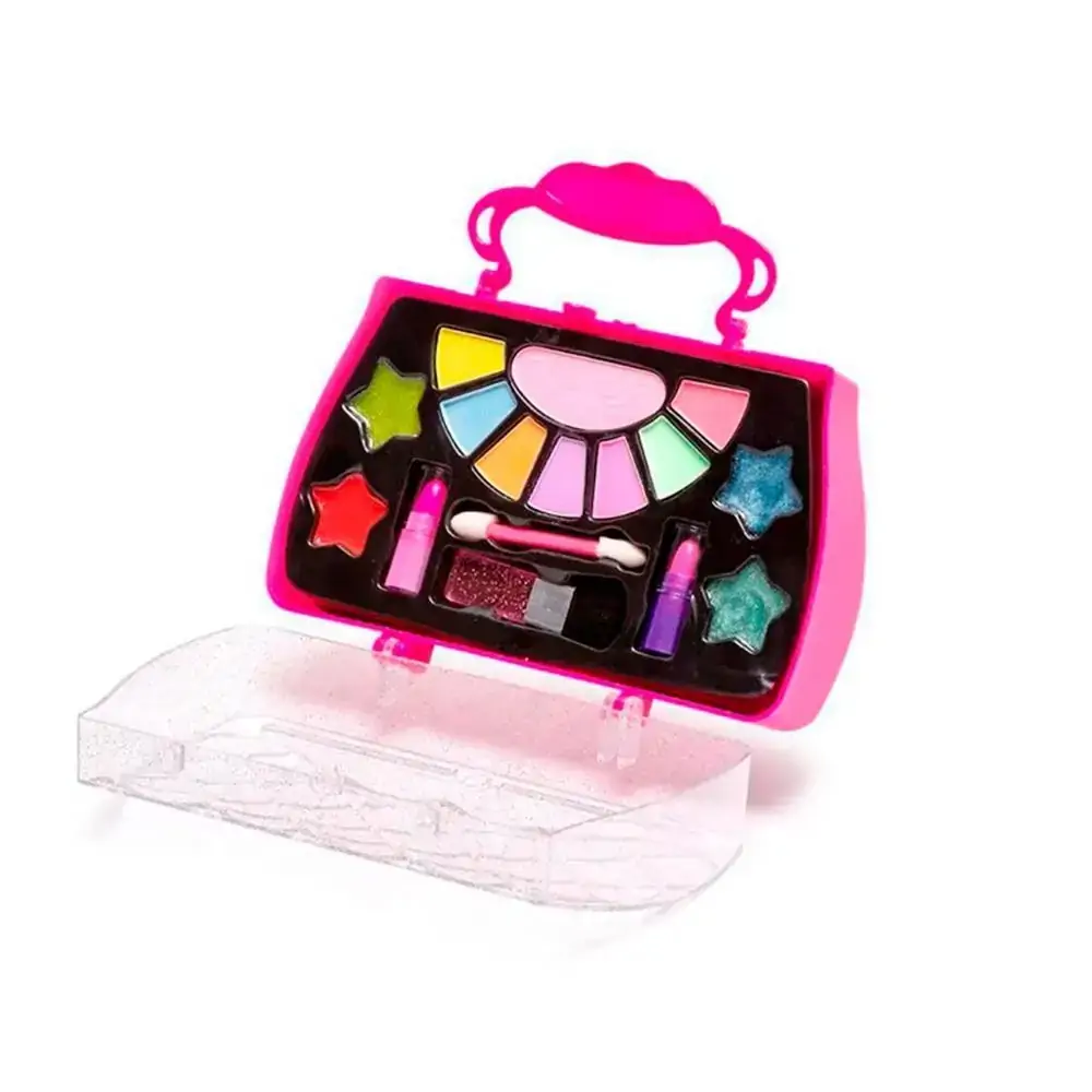 Mk06 Maquiagem Infantil Kit Sombras, Batom E Gloss Makebrinq