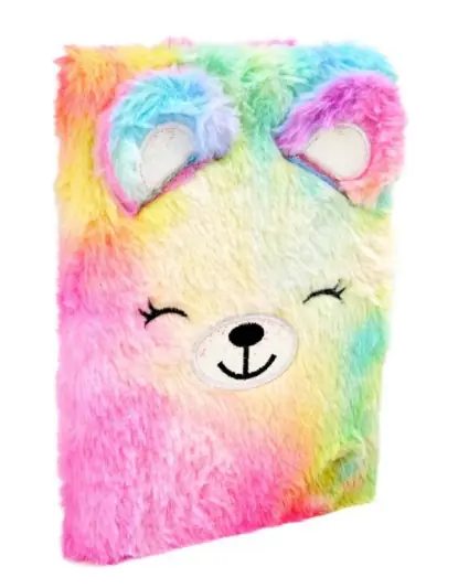 Caderno Pelucia Urso Polibrinq