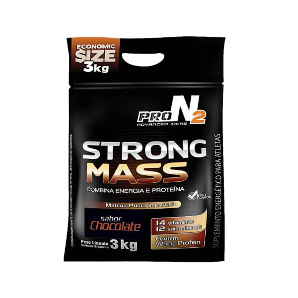 Strong Mass Baunilha 3kg Saco Pronutrition