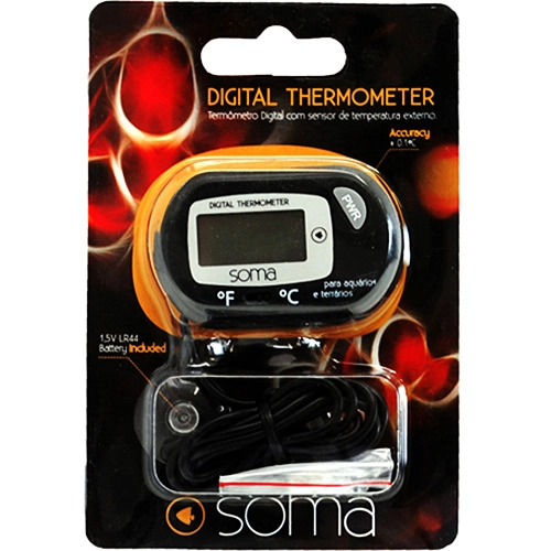 Termômetro Digital Soma Com Sensor De Temperatura Soma