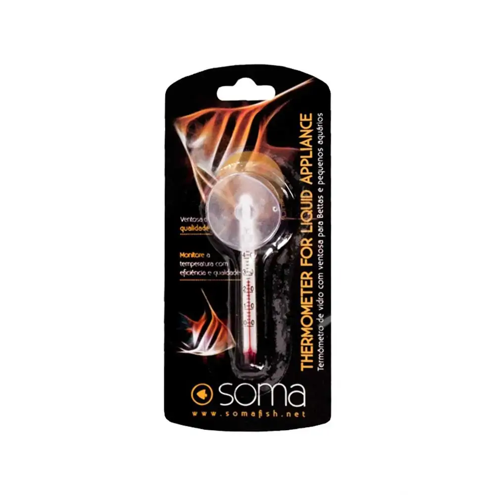 Termometro Vidro C Ventosa Md Soma