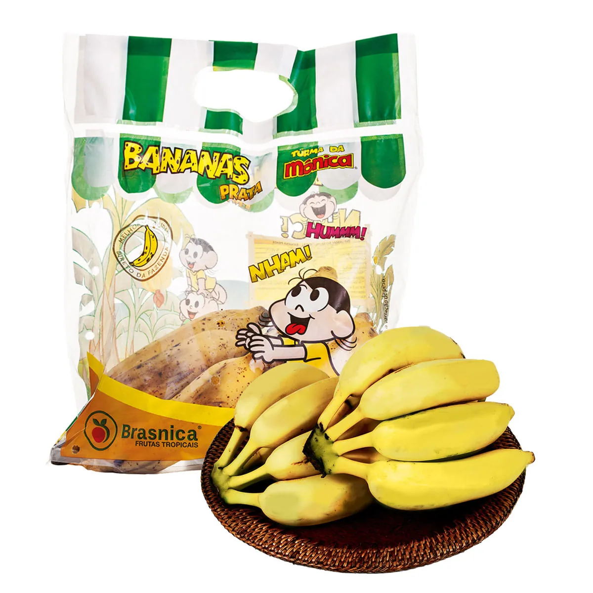 Banana Prata Fischer Turma da Mônica 750g