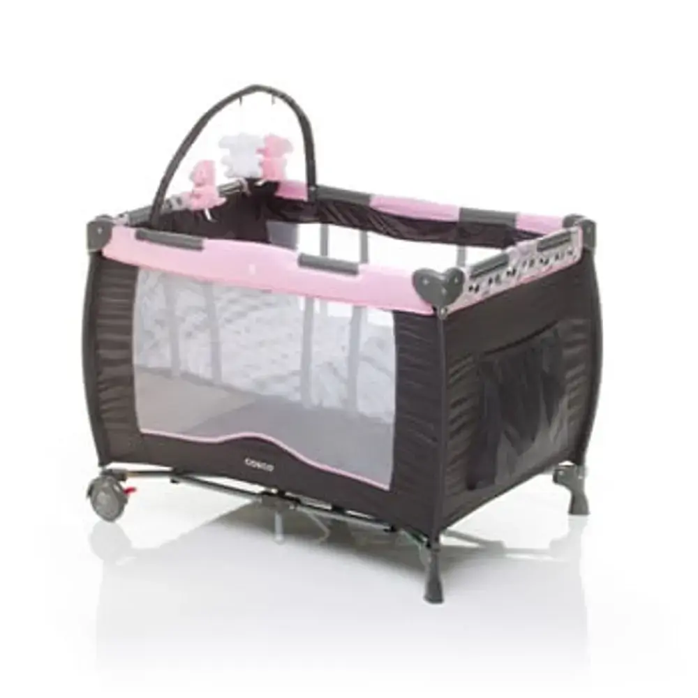 Berço Toybar Cosco rosa